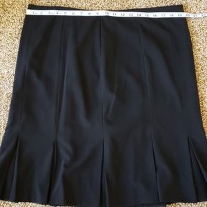 Black skirt with flared bottom